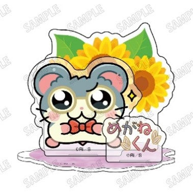 『とっとこハム太郎』描き起こしミニアクリルジオラマ4めがねくん